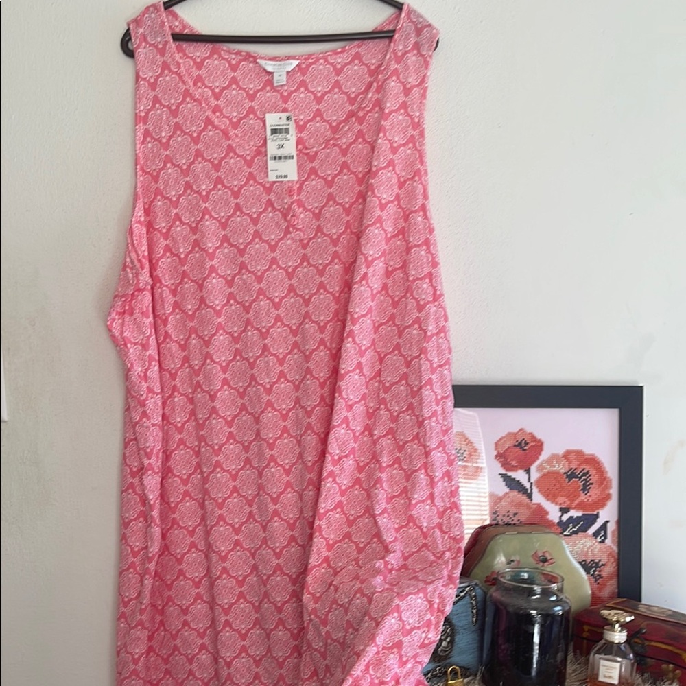 Pink Sleeveless nightgown